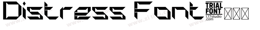 Distress Font字体转换